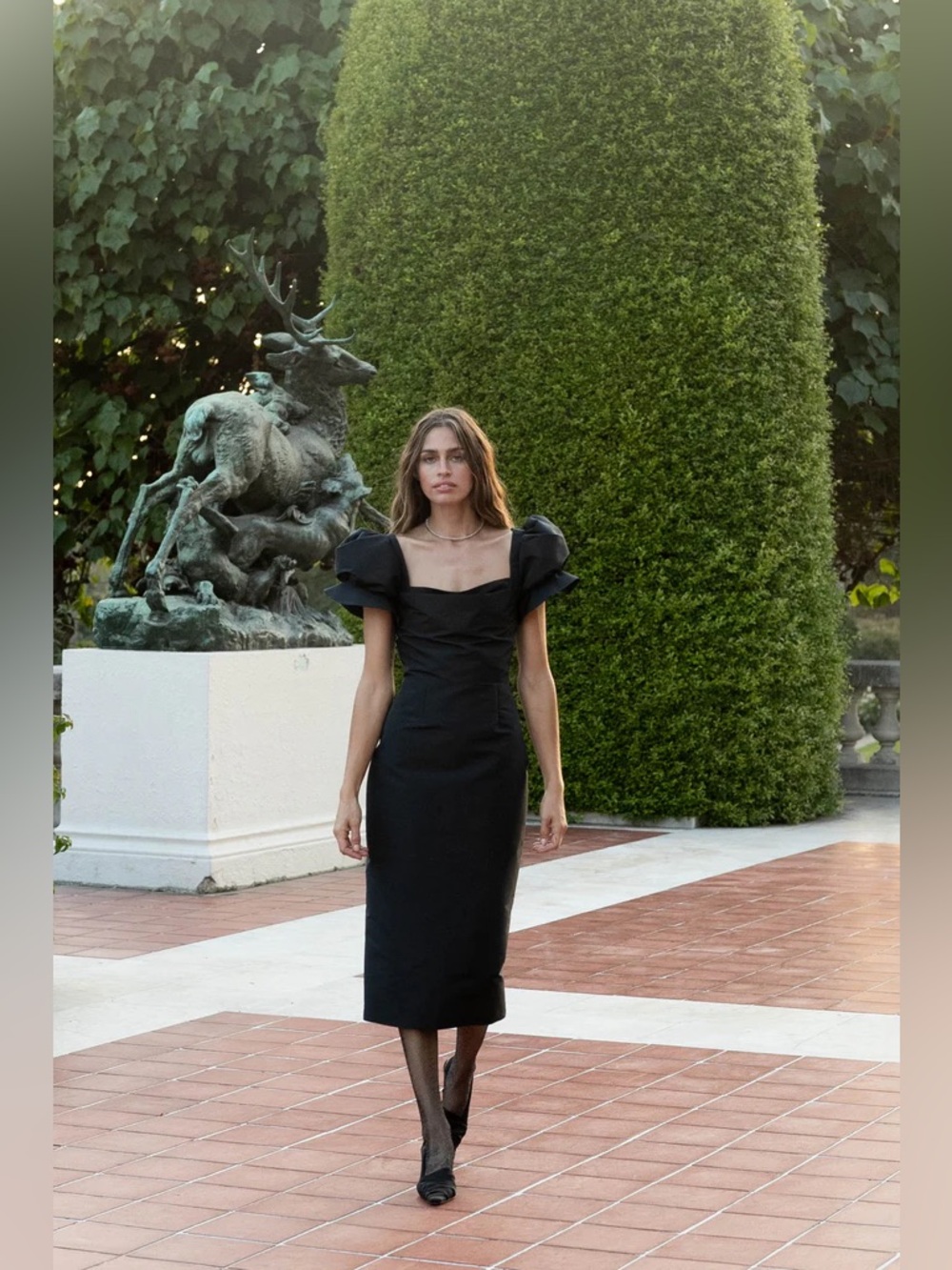 DAMARIS BAILEY The Katarina Rose en Negro Dress Black Size XL VGUC